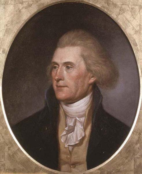 Charles Willson Peale Portrait of Thomas Jefferson Germany oil painting art